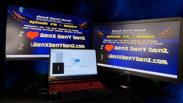 How To Connect Notebook Acer Nitro 5 With 1 HDMI To 2 External Monitors смотреть онлайн