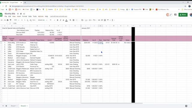 How to create a Bill Payment Tracking Document in Google Sheets смотреть онлайн