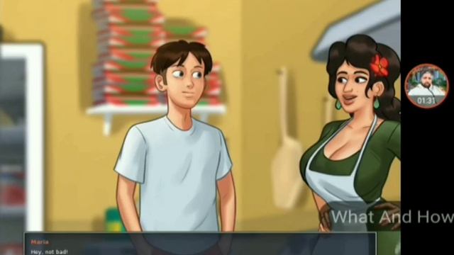 How to make Pizza and earn money in summertime saga game || SUMMERTIME SAGA GAME смотреть онлайн