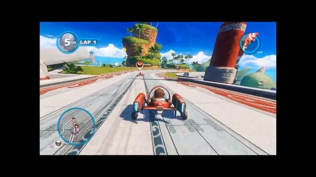 Sonic & SEGA All-Stars Racing on AMD HD 8650G смотреть онлайн