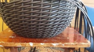 Высокое кашпо из двух строительных вёдер для ампельных  растений. Ссылка на Телеграм внизу