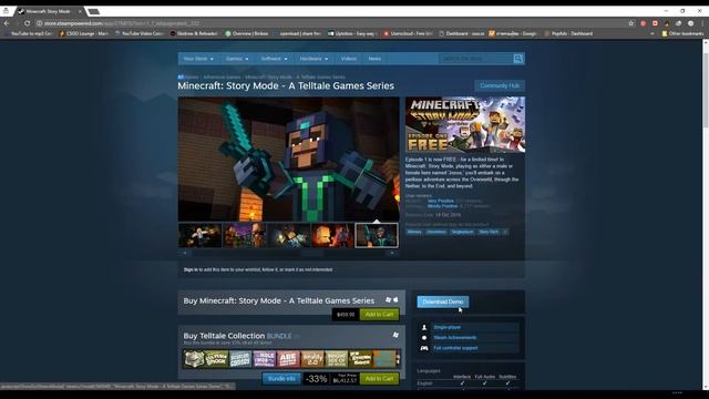 How to download Minecraft: Story Mode - A Telltale Games Series смотреть онлайн
