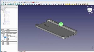 FreeCad Кожух для смартфона