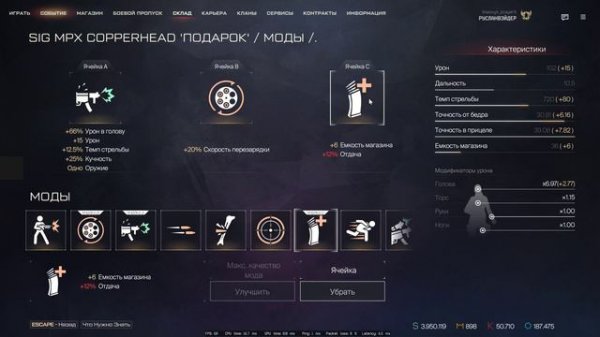 Обзор модов SIG MPX Copperhead для PvE. Топ-сборки для PvE