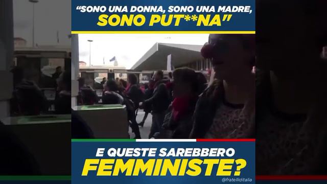 Giorgia Meloni: "sono donna, sono madre, sono put**na". E queste sarebbero femministe? смотреть онлайн