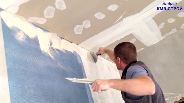 как избавится от возникновения трещин на стенах и как клеить сетку на стены смотреть онлайн