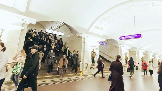 Saint Petersburg Subway Timelapse / Метро. Питер. Движ. Таймлапс
