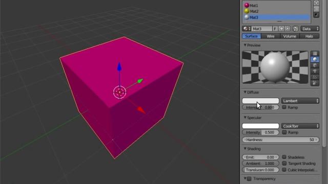 Blender 2.72 - Bevel Face Material Selection смотреть онлайн