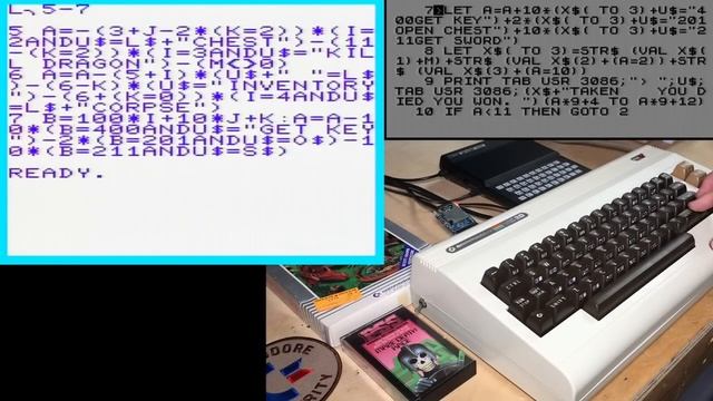 Tiny Text Adventure: From ZX81 to VIC-20 to Ultimate 64 смотреть онлайн