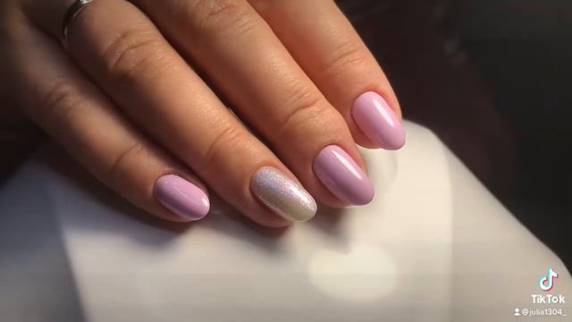 Лиловые нежные ногти смотреть онлайн