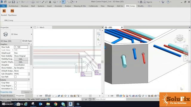 Auto Pipe Sleeves by Revit API смотреть онлайн