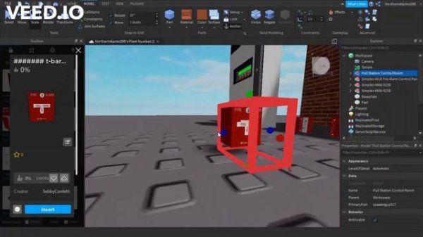 How to make a Fire Alarm system in Roblox! | Roblox Studio