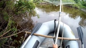 Рыбалка на паук/подъемник!!! Резвый сазан на паук с лодки!!! Советую посмотреть!