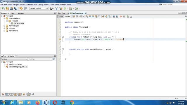 Java the complete Reference Ninth Edition (Chapter 7) Example (26) Variable Length Arguments 3 смотреть онлайн