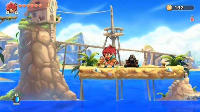 Monster Boy and the Cursed Kingdom прохождение #9 Свиное рагу для Пирата смотреть онлайн