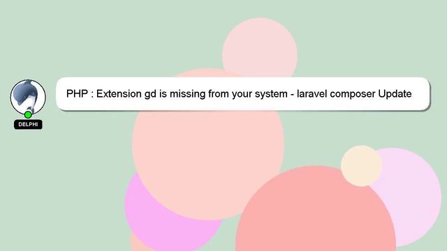 PHP : Extension gd is missing from your system - laravel composer Update смотреть онлайн