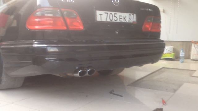 Выхлоп мерседес W210 5.5 Amg