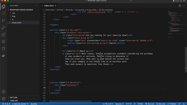 Bootstrap 4 web design Crash Course | let's Build a an amazing website. смотреть онлайн