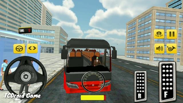 Coach Bus Drive 3D Simulator | Game bus Android смотреть онлайн