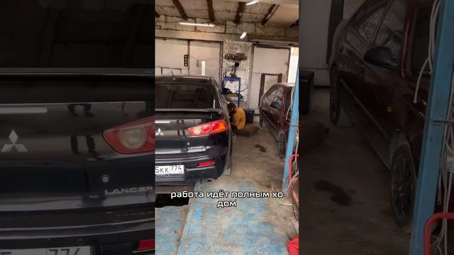 Mitsubishi Lancer X. Ремонт передней ходовой части?️ #автосервис #авто #автосервисчелябинск смотреть онлайн