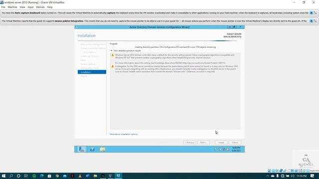 ADDS Installation and Configuration in Oracle VM VirtualBox | Windows 10 смотреть онлайн