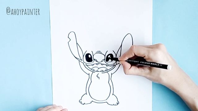 How to Draw Angel and Stitch I Easy Drawing Step by Step смотреть онлайн