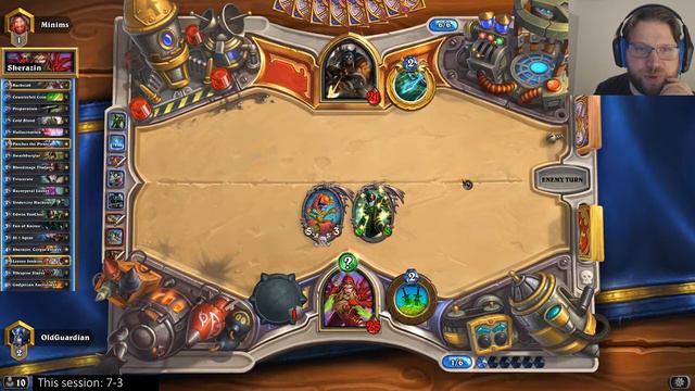 Hearthstone S37 Sherazin Miracle Rogue vs Midrange Hunter - Plants hunt the Hunter смотреть онлайн
