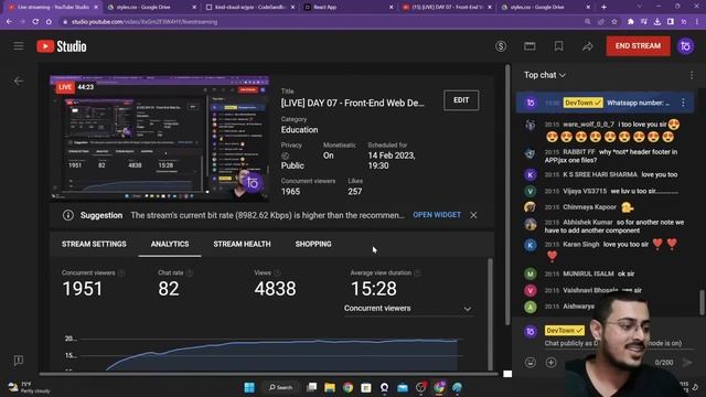 [LIVE] DAY 07 - Front-End Web Development using JavaScript & React.js | COMPLETE in 7 - Days смотреть онлайн