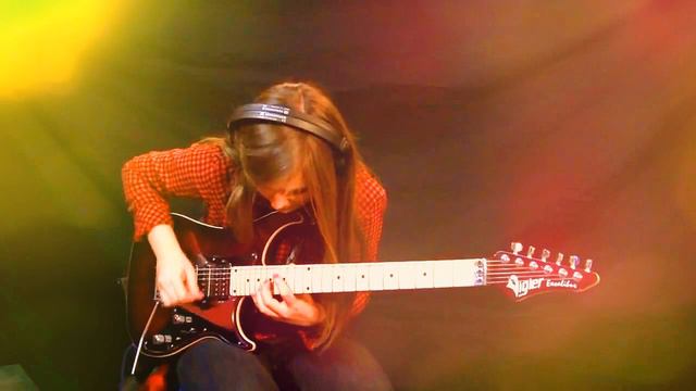 Dream Theater -The Best of Times Guitar Solo cover by Tina S смотреть онлайн