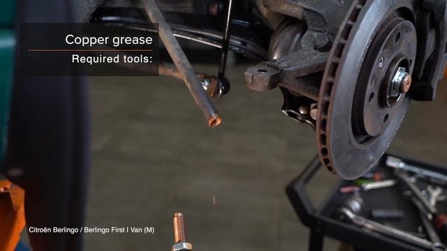 How to change tie rod end on CITROËN BERLINGO M [TUTORIAL AUTODOC] смотреть онлайн