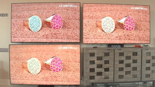 QD OLED vs Neo QLED vs OLED Evo in Daytime Side by Side Comparison S95B vs QN90B vs G1 смотреть онлайн