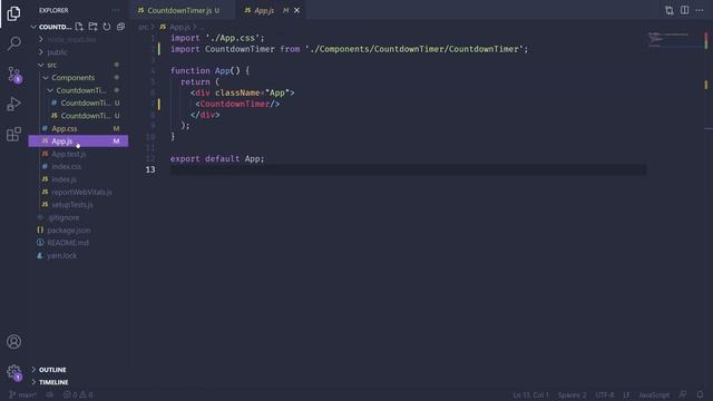 Build a Countdown Timer with React (with hooks) смотреть онлайн