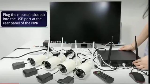 Комплект видеонаблюдения Wi-fi IP 3mp