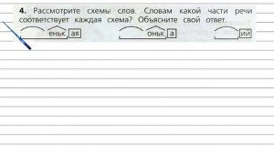 Задания проверь себя (4) для главы 7 - Русский язык 3 класс (Канакина, Горецкий) Часть 2