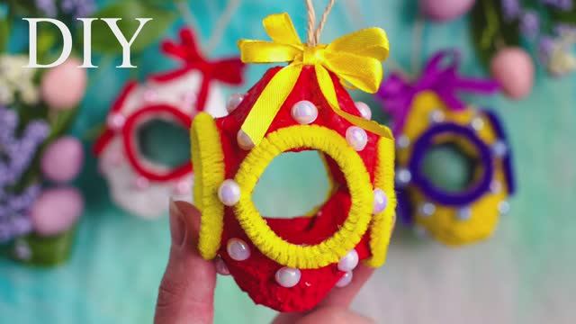 Красота из яичных лотков своими руками