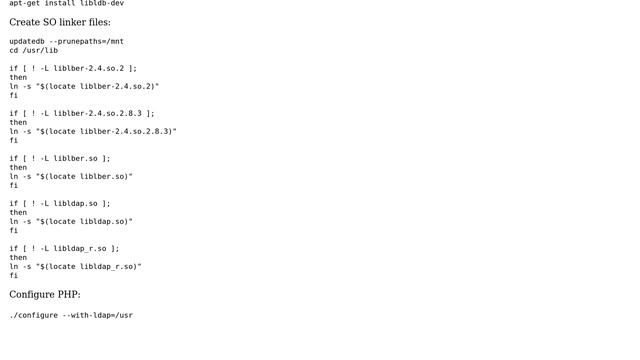 PHP configure not finding LDAP header libraries (6 Solutions!!) смотреть онлайн
