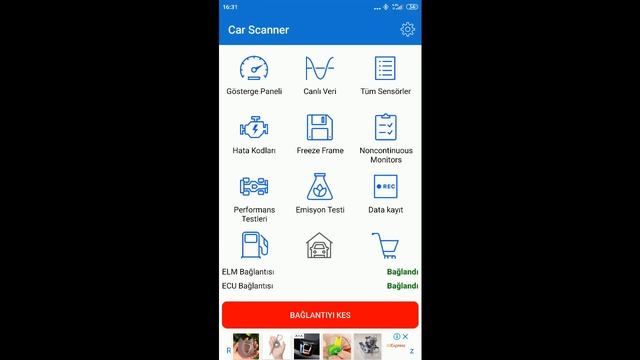 Fiat Grande Punto Arıza Lambası Silme OBD II смотреть онлайн