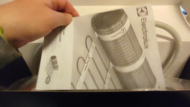 Eco mat Electrolux EEM 2-150-R тёплый пол распаковка смотреть онлайн