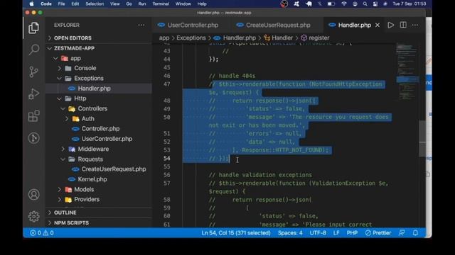 Laravel: Catch & Customize Exceptions in One Place (Validation, 404, Auth and Other Exceptions) смотреть онлайн