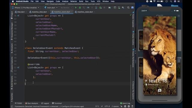 Build Flutter Tinder Clone with Firebase & BLoC #28/41 Matches Bloc смотреть онлайн