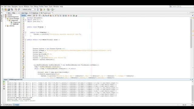 Search & Sort Of CSV File in Java смотреть онлайн