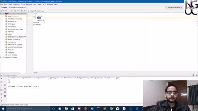 Python tutorial for beginners 29 : Scope of Variable смотреть онлайн