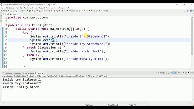 when finally block will not be executed || Shyam Sundar смотреть онлайн