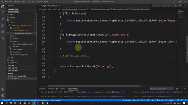 File Uploading in very simple steps | Spring boot REST API | Spring boot Tutorial [HINDI] смотреть онлайн