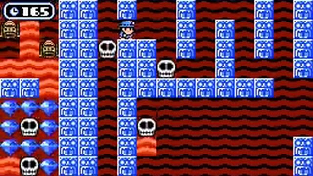 Boulder Dash, NES, level 6-1 смотреть онлайн