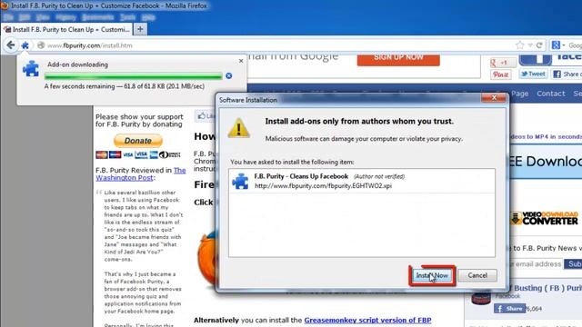 How to Block all Facebook Quizzes смотреть онлайн