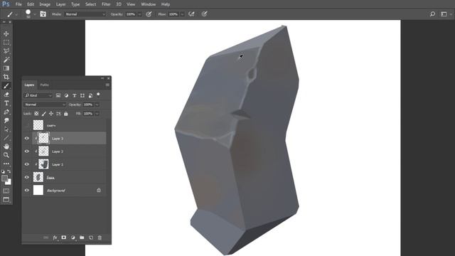 УРОК ДЛЯ НАЧИНАЮЩИХ: КАК НАРИСОВАТЬ КАМЕНЬ В PHOTOSHOP смотреть онлайн