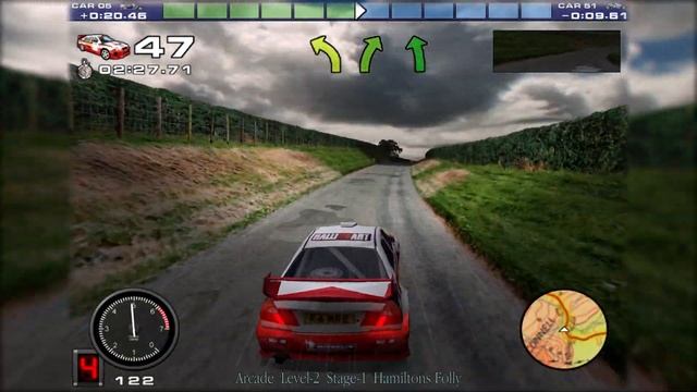 Mobil 1 Rally Championship Arcade Hamiltons Folly in Linux смотреть онлайн