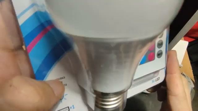 Лампа светодиодная, FLARX, с пультом управления обзоры упаковки