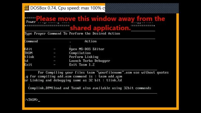 HOW TO INSTALL + RUN TASM ON DOSBOX || WINDOWS 10 || 2021